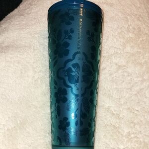 Starbucks Navy Floral Tumbler